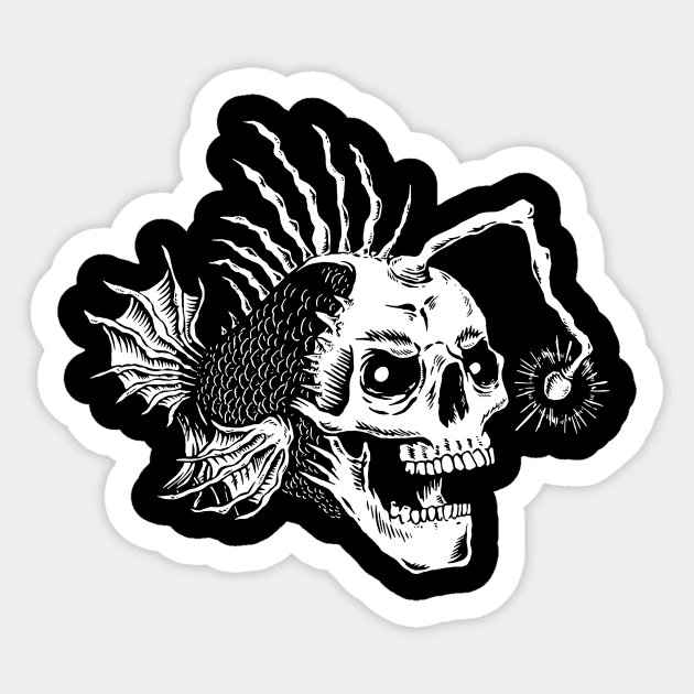 ANGLERFISH Sticker by THE HORROR SHOP